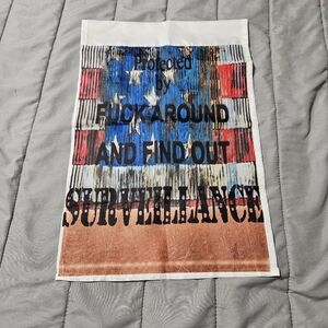 F around and find out small flag